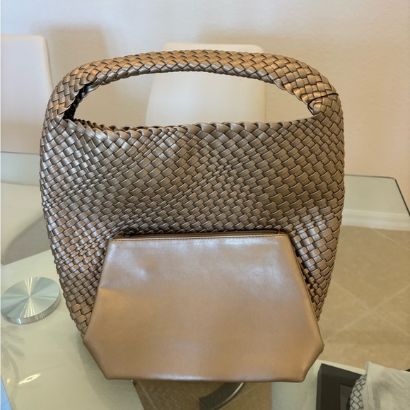 Silver Woven Tote Bag - Picture 7 of 7